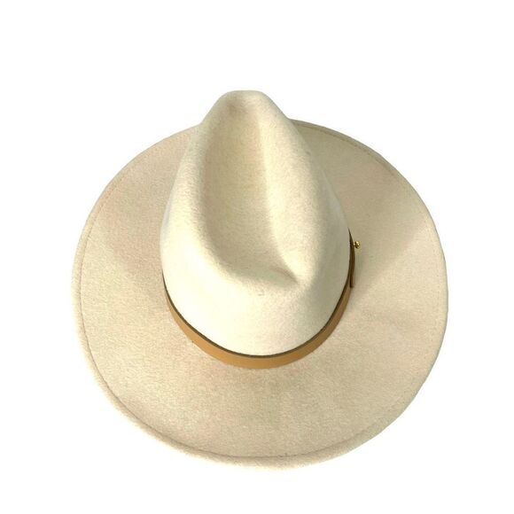 Lack of Color 100% wool fedora hat Size S‎ cream main image 4